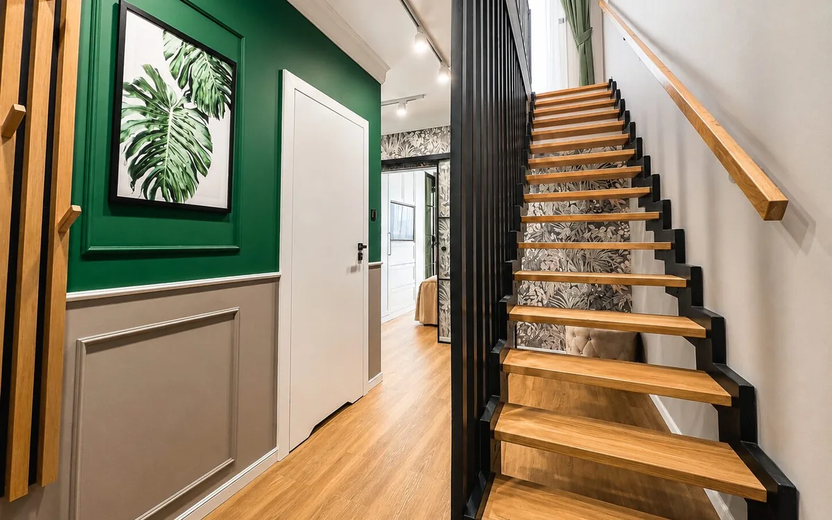 Familienapartment Premium mit Galerie, zwei Badezimmern und zwei Terrassen in Swinemünde